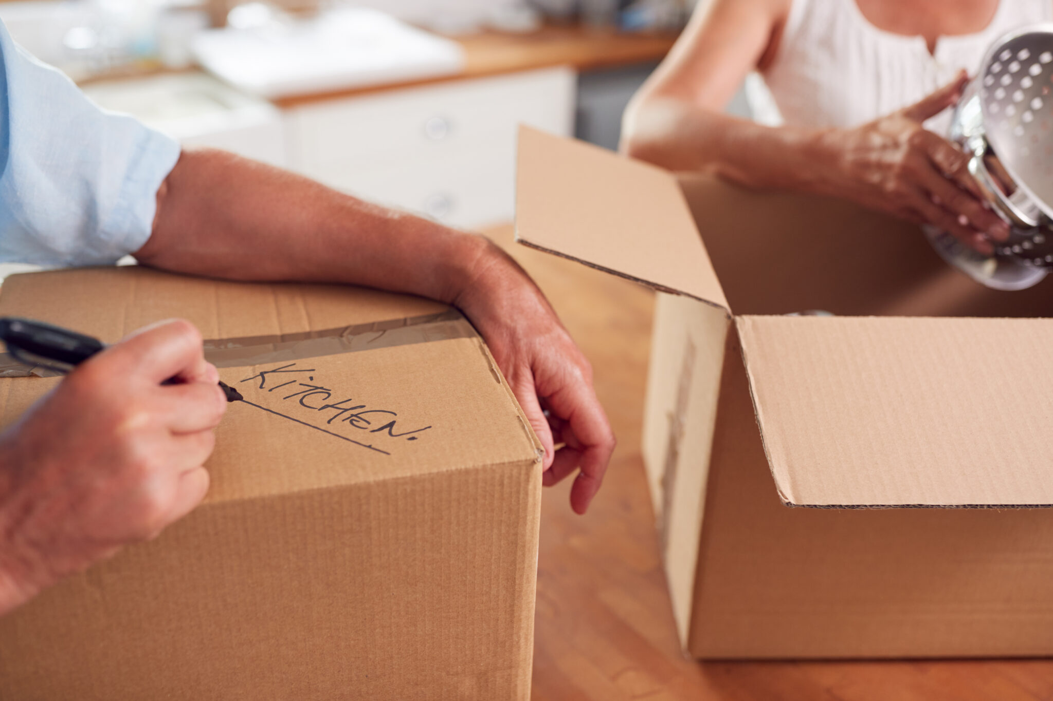 Sort and Downsize Belongings