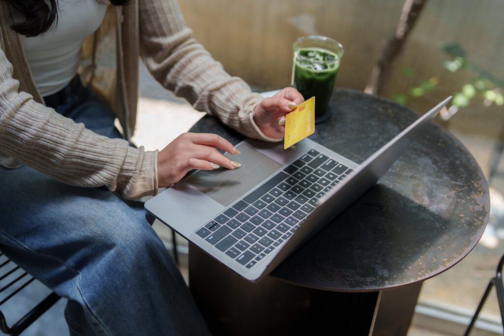 View of a lady cancelling online subscription services and other overlooked moving tasks.